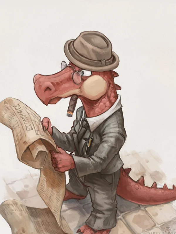 Red Dragon Economist from Komona
